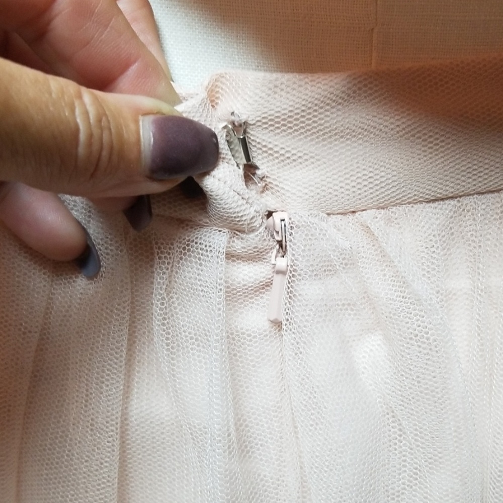 Bill Levkoff peach formal skirt/top - Picture 5 of 7